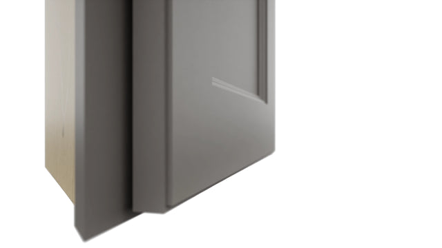 Fabuwood Fusion Stone WAE1242 Wall Angle End Cabinet, Detail View