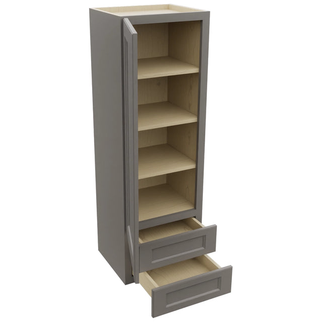 Fabuwood Fusion Stone WD1854 Wall Drawer Cabinet, Open View