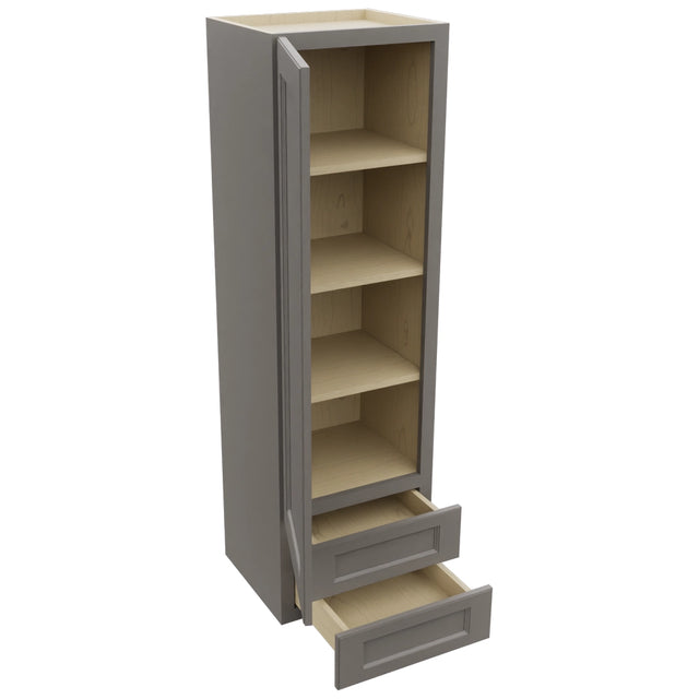 Fabuwood Fusion Stone WD1860 Wall Drawer Cabinet, Open View