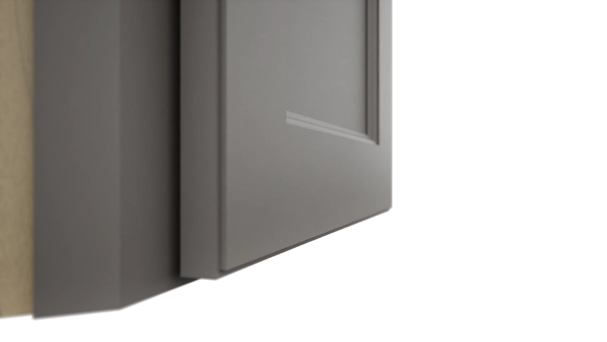 Fabuwood Fusion Stone WDC2418 Wall Corner Diagonal Cabinet, Detail View