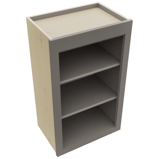 Fabuwood Fusion Stone WOS1830 Wall Open Shelf, Top View