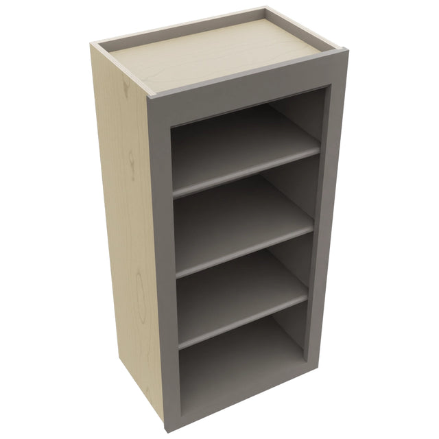 Fabuwood Fusion Stone WOS1836 Wall Open Shelf, Top View