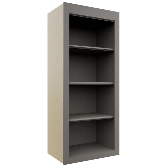 Fabuwood Fusion Stone WOS1842 Wall Open Shelf, Front View