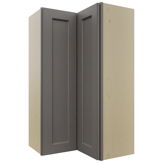 Fabuwood Fusion Stone WPC2442 Wall Corner Pie Cabinet, Front View