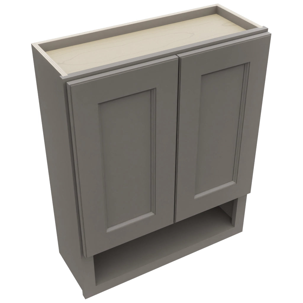 Fabuwood Fusion Stone WVS2430 Vanity Wall Storage, Top View