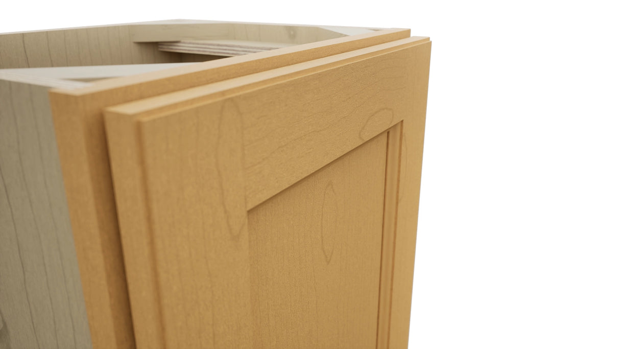 Fabuwood Fusion Timber B15FD-12D Base Full Door Cabinet, Detail View