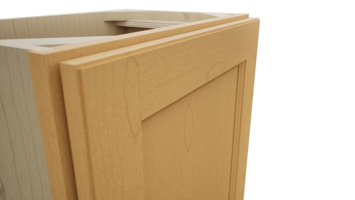 Fabuwood Fusion Timber B18FD-12D Base Full Door Cabinet, Detail View