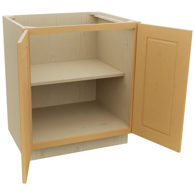 Fabuwood Fusion Timber B30FD Base Full Door Cabinet, Open View