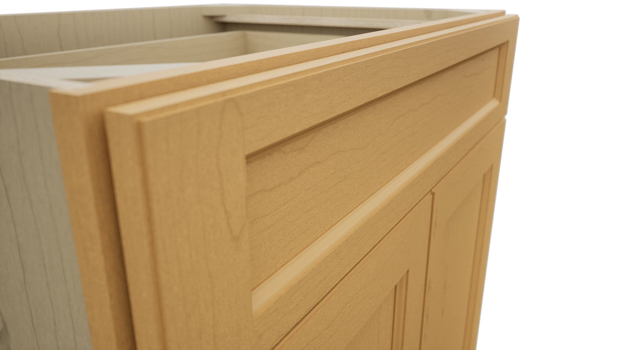 Fabuwood Fusion Timber B33SDF Base Standard Cabinet, Detail View