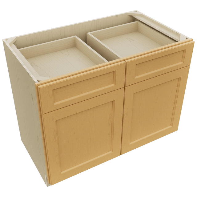 Fabuwood Fusion Timber B42 Base Standard Cabinet, Top View