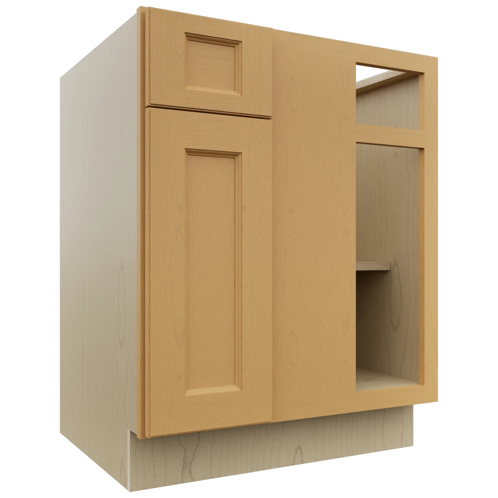 Fabuwood Fusion Timber BLB36/39 Base Corner Blind Cabinet, Front View