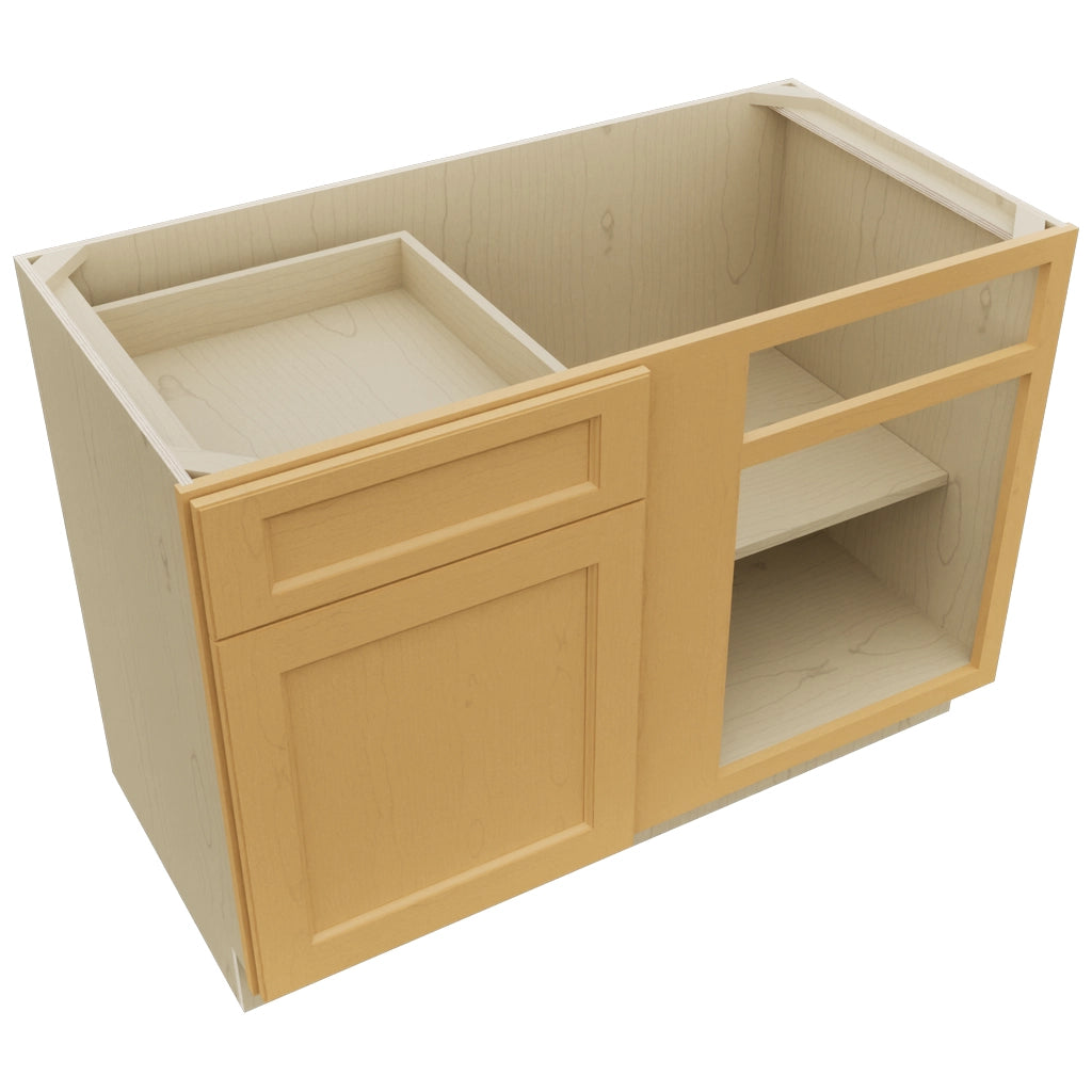 Fabuwood Fusion Timber BLB48/51 Base Corner Blind Cabinet, Top View
