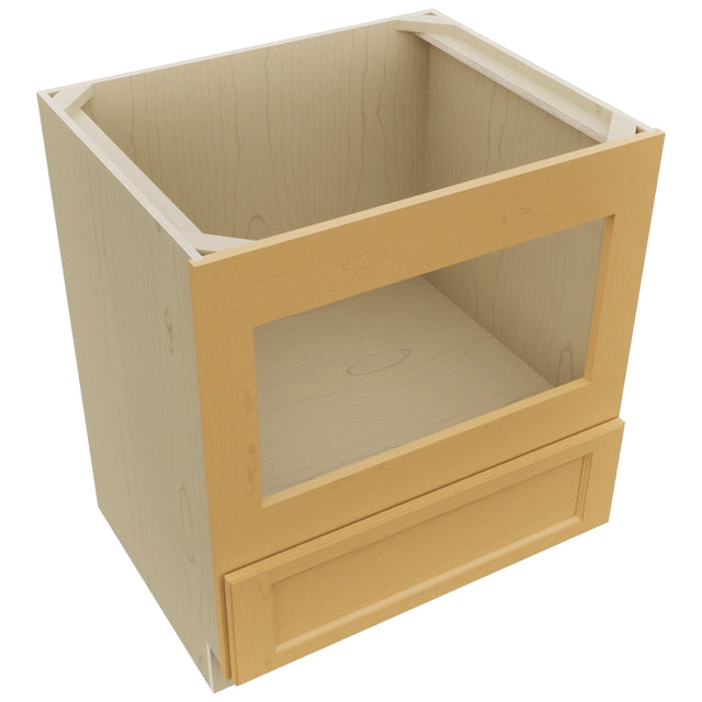 Fabuwood Fusion Timber BMC30 Base Microwave Cabinet, Top View