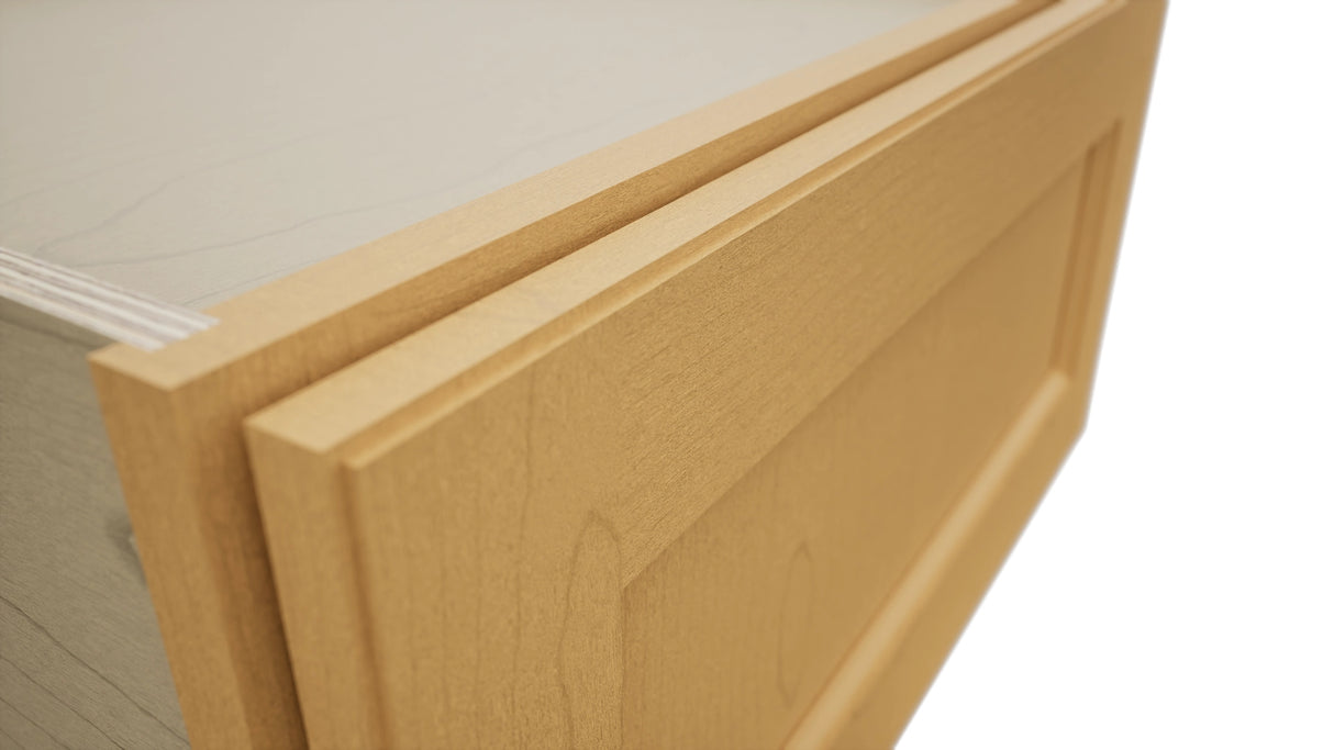 Fabuwood Fusion Timber DBS24 Base Bench Seat Cabinet, Detail View