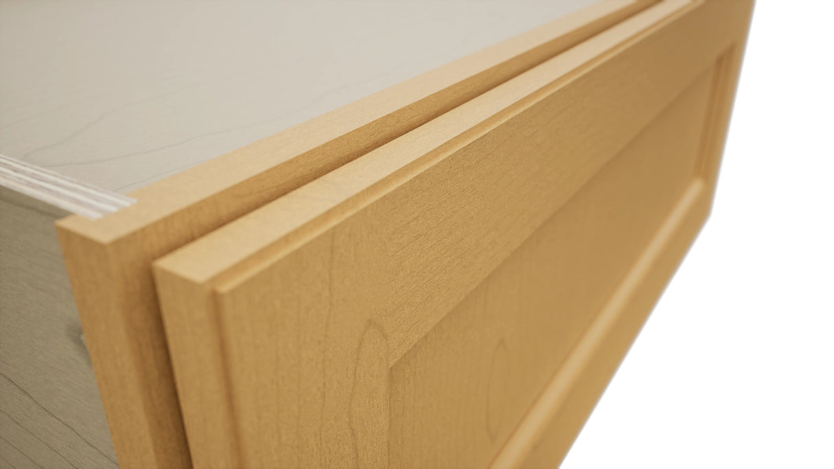 Fabuwood Fusion Timber DBS30 Base Bench Seat Cabinet, Detail View