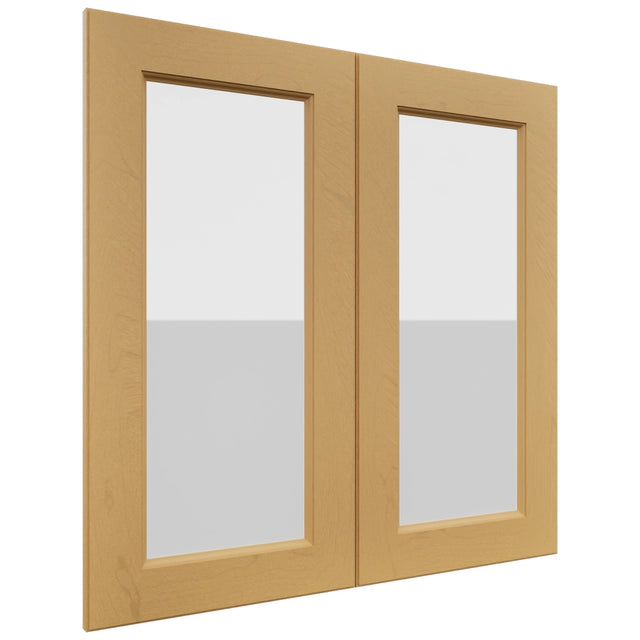Fabuwood Fusion Timber DS GDW3030 Wall Glass Door, Front View