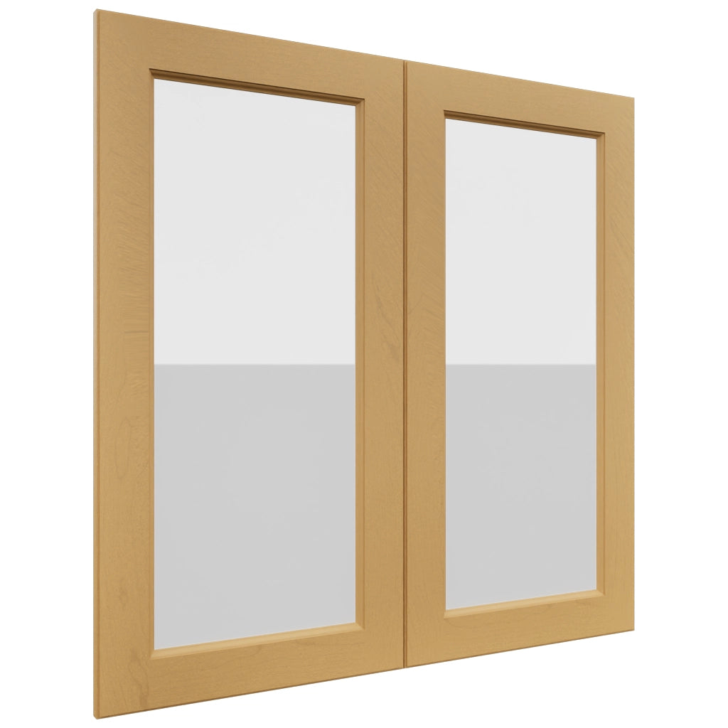 Fabuwood Fusion Timber DS GDW3636 Wall Glass Door, Front View
