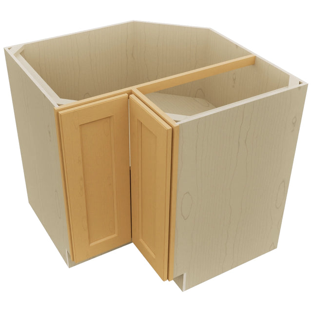 Fabuwood Fusion Timber ERB36 Base Corner Easy Reach Cabinet, Top View