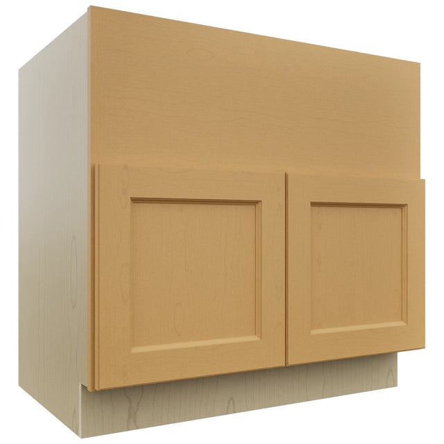 Fabuwood Fusion Timber FS36 Base Farm Sink Cabinet, Front View