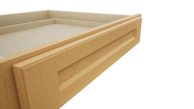 Fabuwood Fusion Timber KD30 Vanity Desk, Detail View