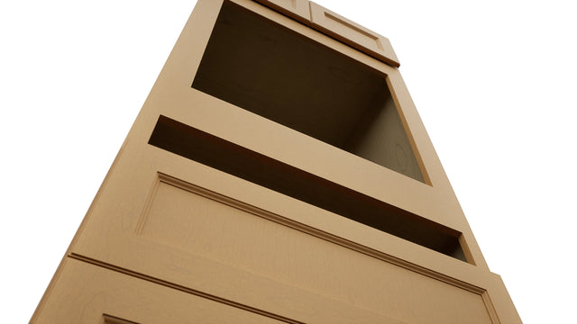 Fabuwood Fusion Timber OC3384C Tall Oven Cabinet Combo, Detail View