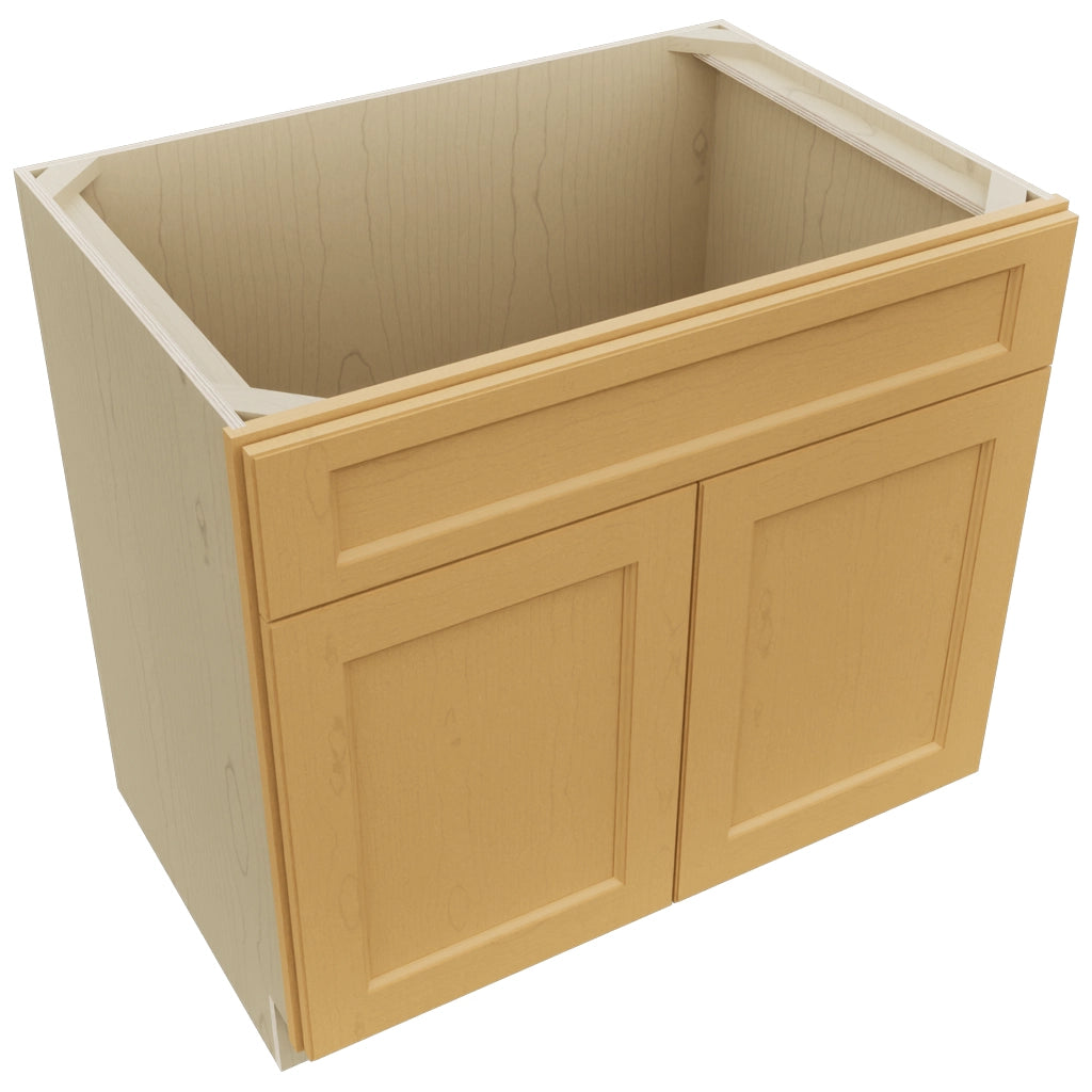 Fabuwood Fusion Timber SB36SDF Base Sink Cabinet, Top View