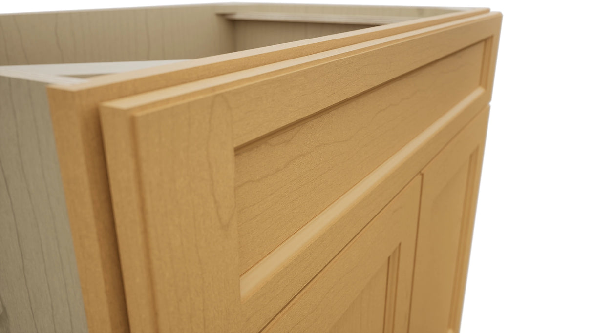 Fabuwood Fusion Timber SB36SDF Base Sink Cabinet, Detail View