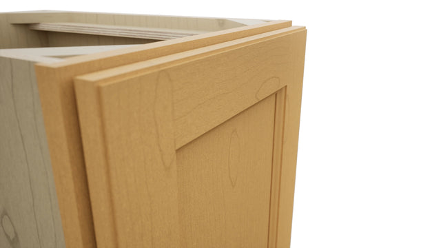 Fabuwood Fusion Timber VB15FD Vanity Base Full Height Cabinet, Detail View