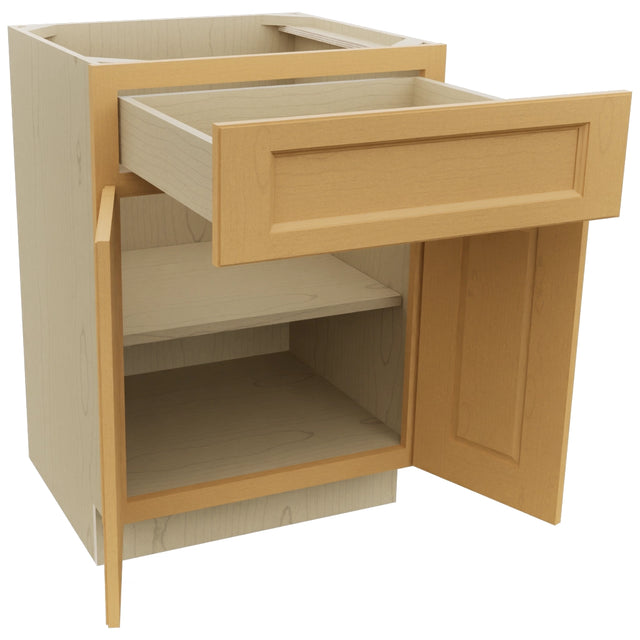 Fabuwood Fusion Timber VB24-34 Vanity Base Standard Cabinet, Open View