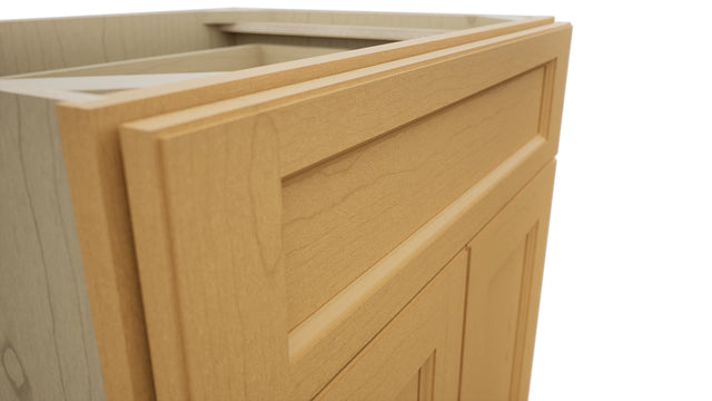 Fabuwood Fusion Timber VB27-34 Vanity Base Standard Cabinet, Detail View