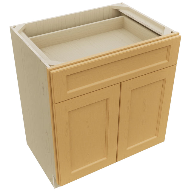 Fabuwood Fusion Timber VB30-34 Vanity Base Standard Cabinet, Top View