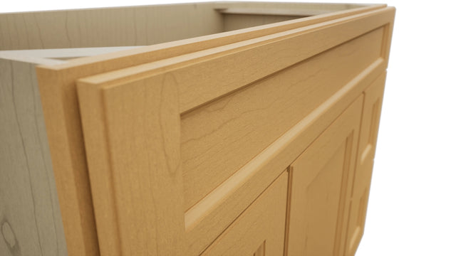Fabuwood Fusion Timber VSD30DL Vanity Combo Cabinet, Detail View