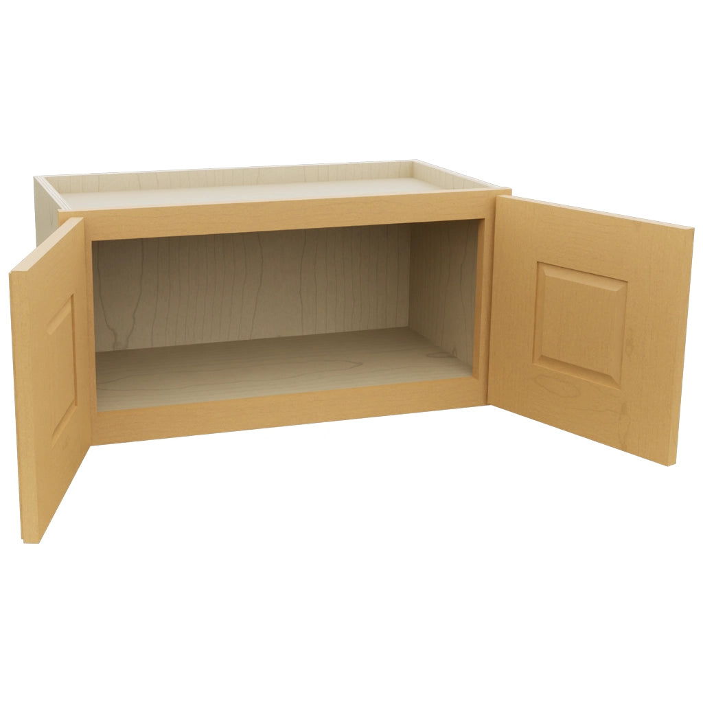 Fabuwood Fusion Timber W2412 Wall Standard Cabinet, Open View