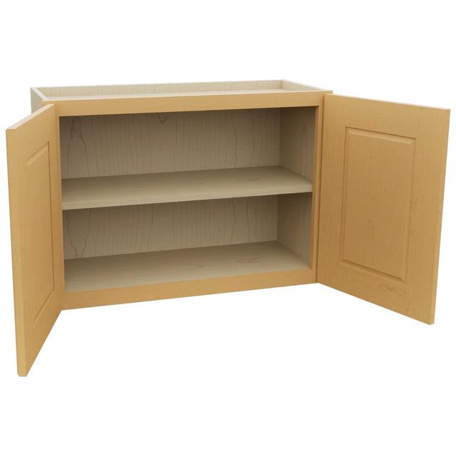 Fabuwood Fusion Timber W3021 Wall Standard Cabinet, Open View