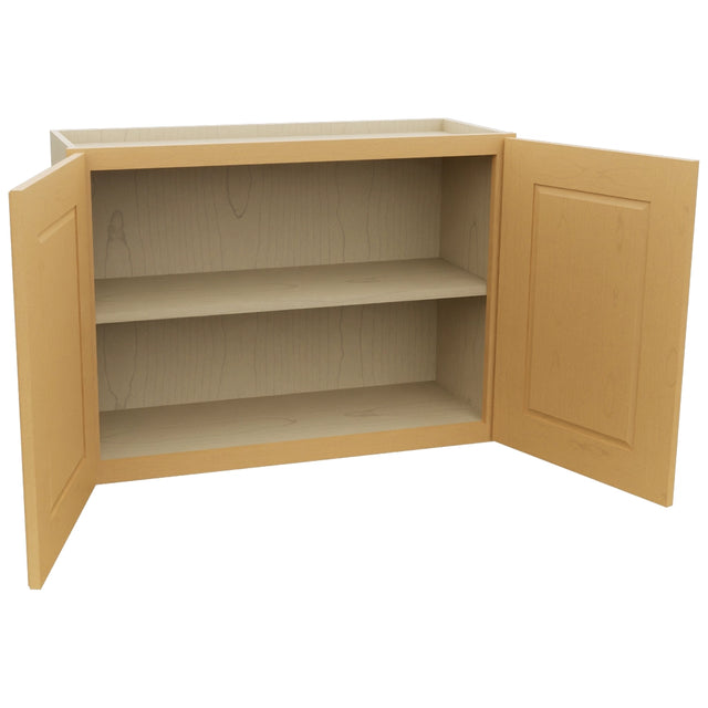 Fabuwood Fusion Timber W3324 Wall Standard Cabinet, Open View