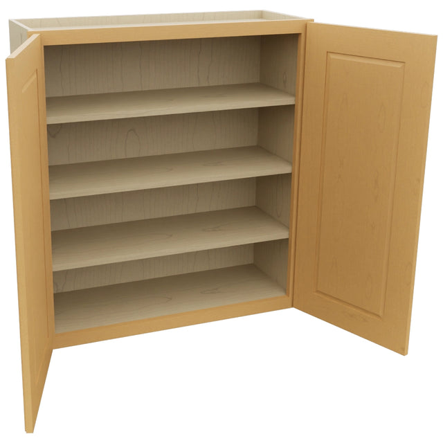 Fabuwood Fusion Timber W3336 Wall Standard Cabinet, Open View