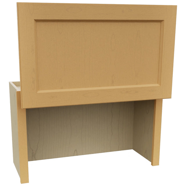 Fabuwood Fusion Timber WAC3018 Wall Appliance Cabinet, Open View