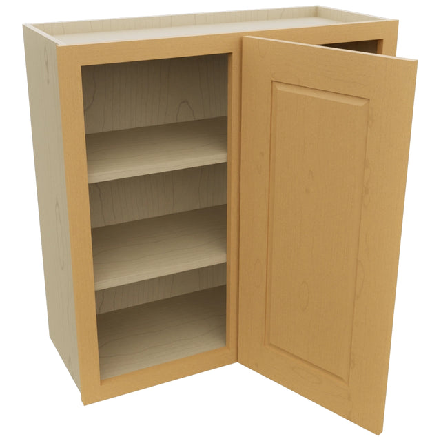 Fabuwood Fusion Timber WBC3030 Wall Corner Blind Cabinet, Open View