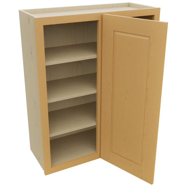 Fabuwood Fusion Timber WBC3036 Wall Corner Blind Cabinet, Open View