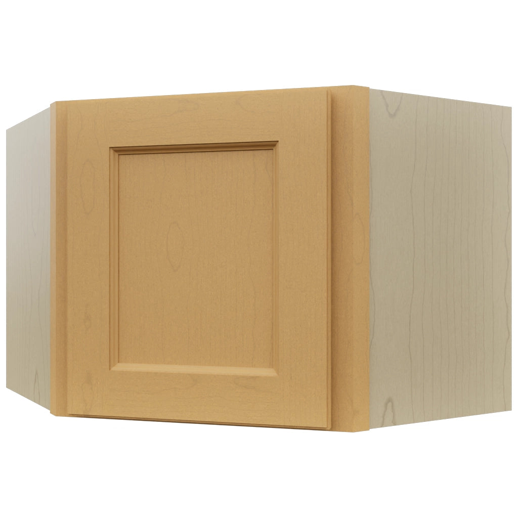 Fabuwood Fusion Timber WDC2418 Wall Corner Diagonal Cabinet, Front View