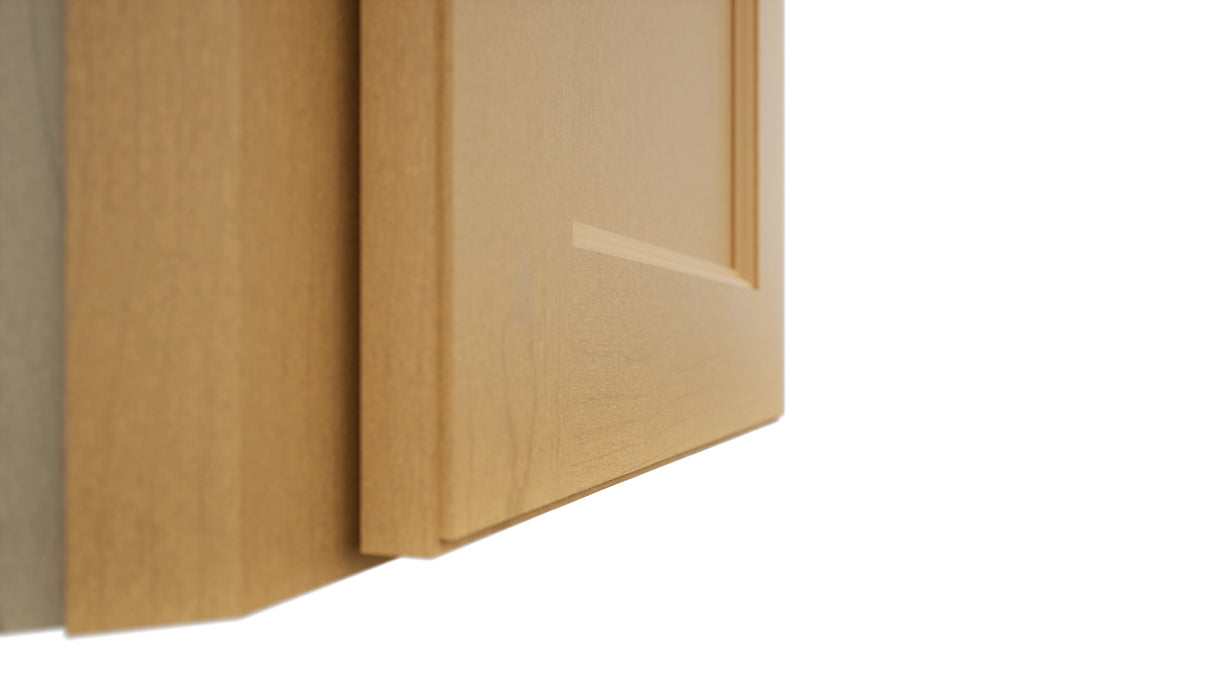 Fabuwood Fusion Timber WDC2418 Wall Corner Diagonal Cabinet, Detail View