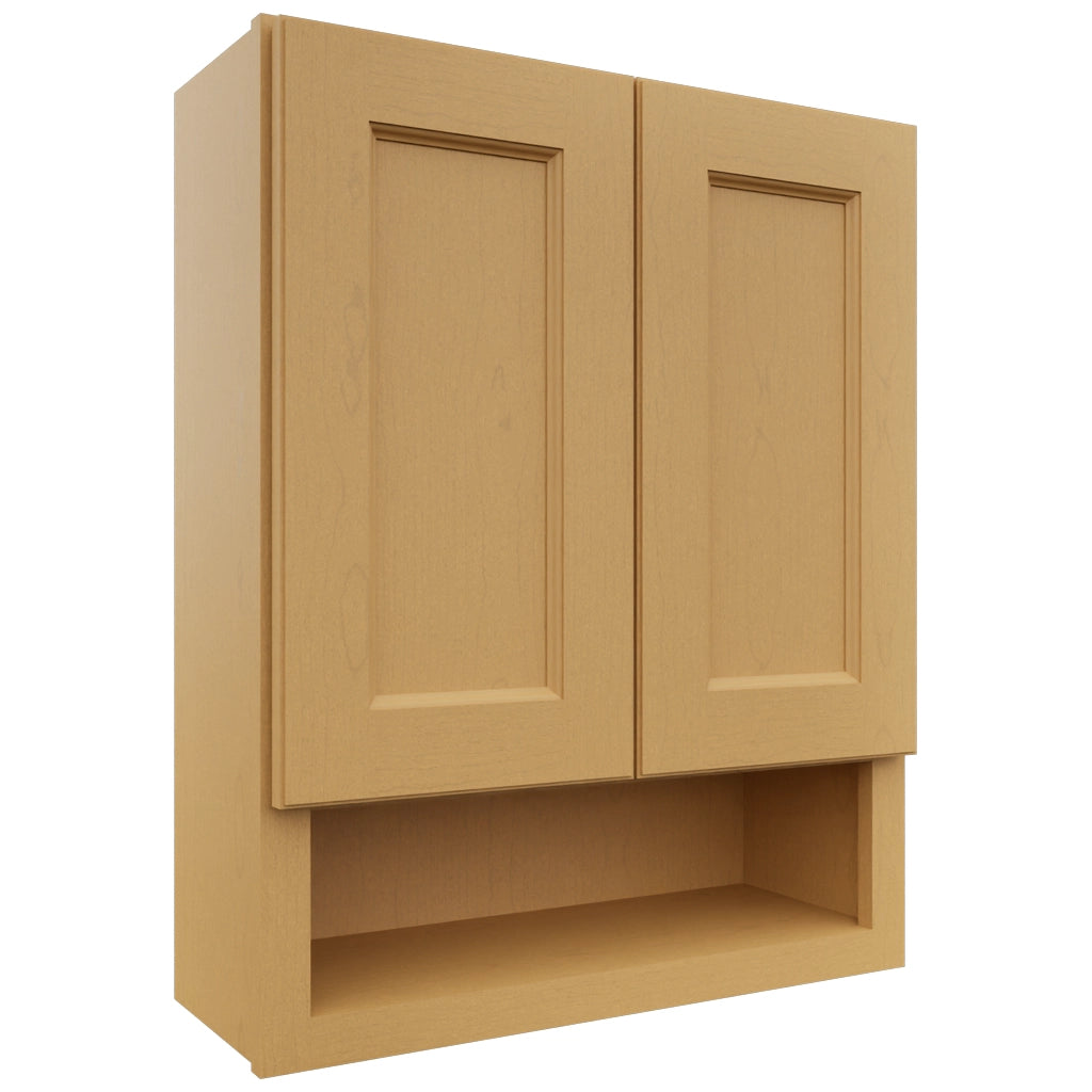 Fabuwood Fusion Timber WVS2430 Vanity Wall Storage, Front View