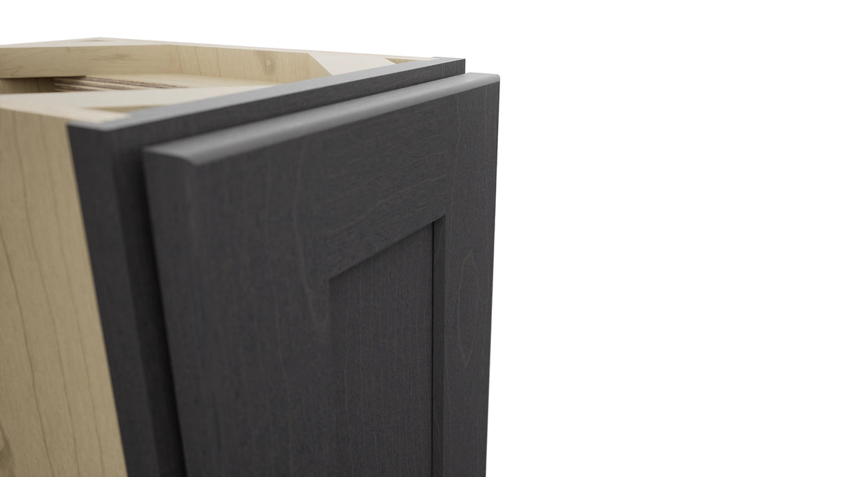 Fabuwood Galaxy Cobblestone B09FD-12D Base Full Door Cabinet, Detail View