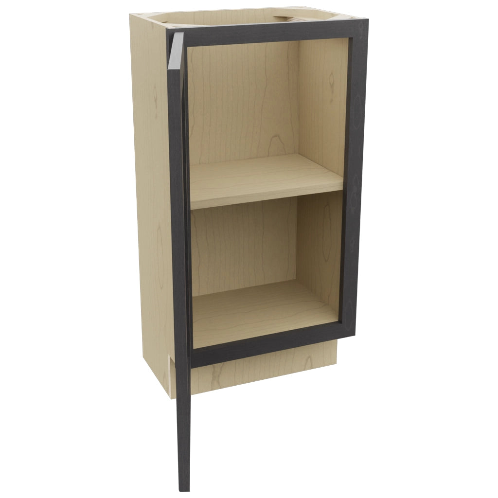 Fabuwood Galaxy Cobblestone B18FD-12D Base Full Door Cabinet, Open View