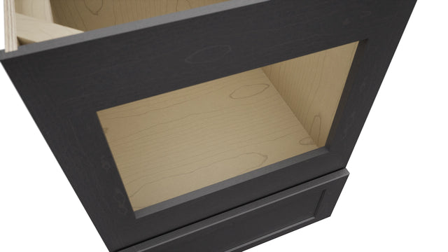 Fabuwood Galaxy Cobblestone BMC24 Base Microwave Cabinet, Detail View
