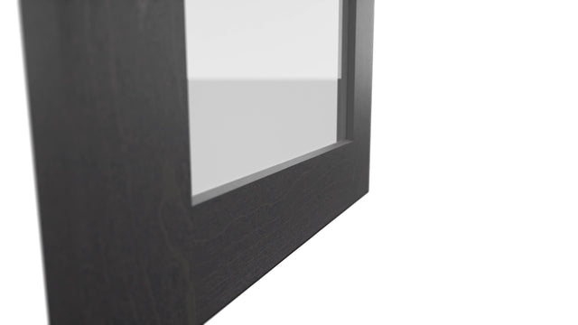 Fabuwood Galaxy Cobblestone DS GDW1536 Wall Glass Door, Detail View