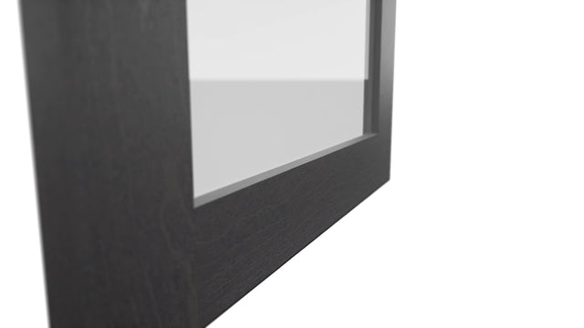 Fabuwood Galaxy Cobblestone DS GDW1836 Wall Glass Door, Detail View