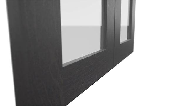 Fabuwood Galaxy Cobblestone DS GDW2430 Wall Glass Door, Detail View