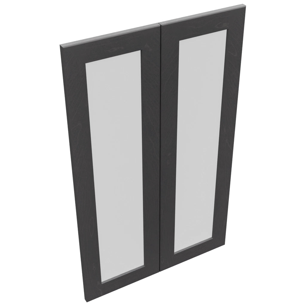 Fabuwood Galaxy Cobblestone DS GDW2439 Wall Glass Door, Top View