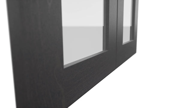 Fabuwood Galaxy Cobblestone DS GDW2439 Wall Glass Door, Detail View
